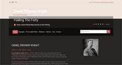 Desktop Screenshot of danielridgwayknight.org
